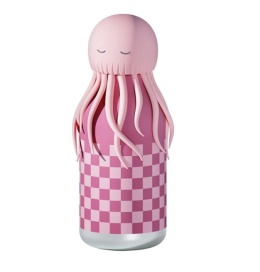 Asobu Butelka termiczna ze słomką Bestie | Meduza Różowa 460 ml