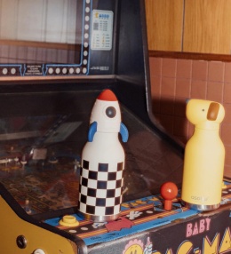 Asobu Butelka termiczna ze słomką Bestie | Rakieta 460 ml