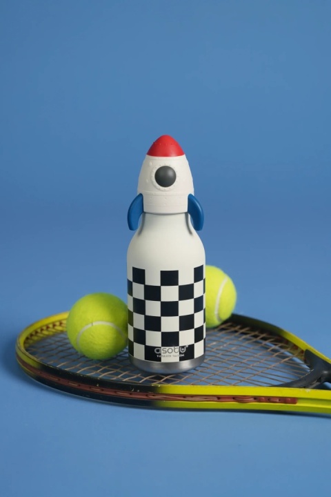 Asobu Butelka termiczna ze słomką Bestie | Rakieta 460 ml