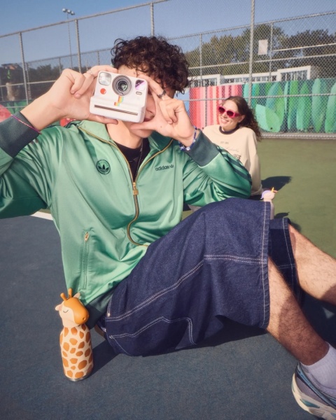 Asobu Butelka termiczna ze słomką Bestie | Żyrafa 460 ml