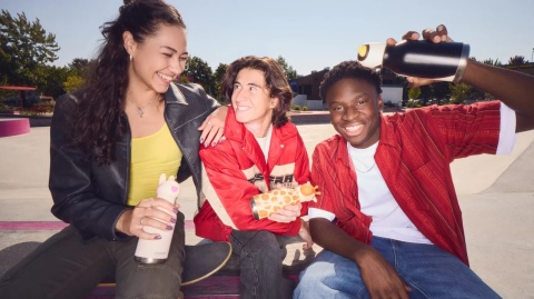 Asobu Butelka termiczna ze słomką Bestie | Żyrafa 460 ml