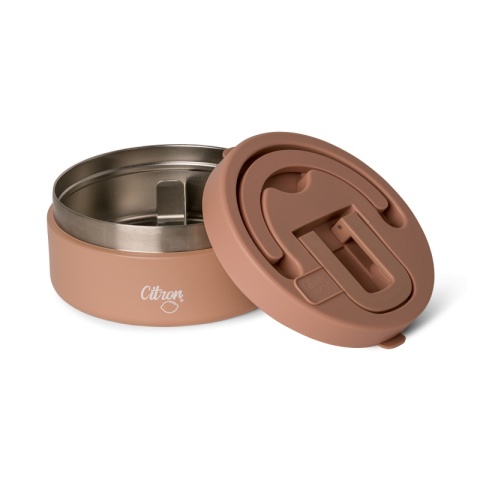 Citron Termos Obiadowy z Podziałką 400ml | Blush Pink