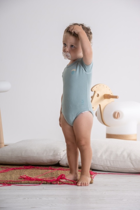J Bimbi Body rosnące Bio Cotton Warm 0-36m | mint