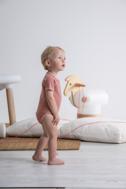 J Bimbi Body rosnące Bio Cotton Warm 0-36m | rose