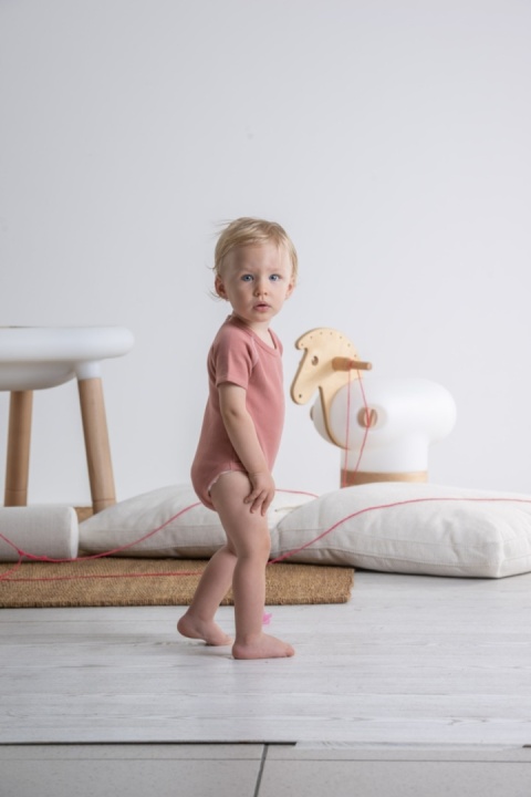 J Bimbi Body rosnące Bio Cotton Warm 0-36m | rose