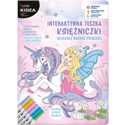 Kidea Teczka interaktywna księżniczki