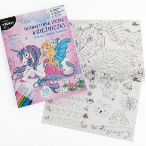 Kidea Teczka interaktywna księżniczki