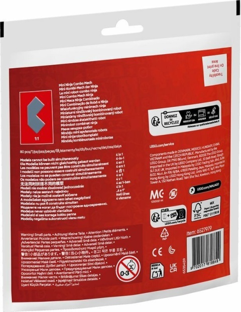 LEGO NINJAGO Wielofunkcyjny minimech ninja 30699
