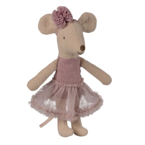 Maileg Myszka baletnica młodsza siostra | Heather