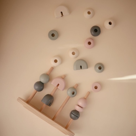 Mushie Drewniany Sorter Kształtów