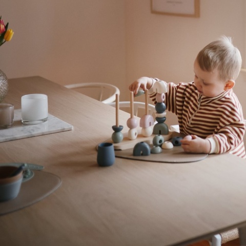 Mushie Drewniany Sorter Kształtów