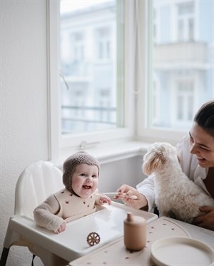 Mushie Śliniak Silikonowy | Butterflies