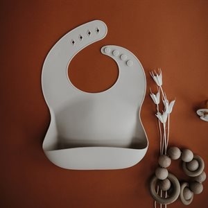 Mushie Śliniak Silikonowy | Shifting Sand