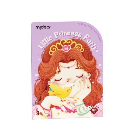 mideer Naklejki na paznokcie Bling Bling | Przyjęcie Małej Księżniczki