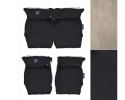ZAFFIRO Dwuczęściowe Mufki 2w1 do wózka WEŁNA premium - BLACK Cozy