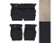 ZAFFIRO Dwuczęściowe Mufki 2w1 do wózka WEŁNA premium - BLACK Cozy