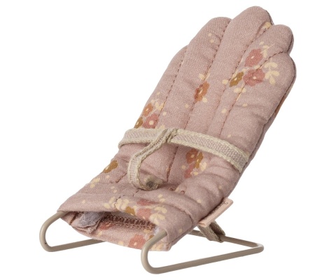 Maileg Leżaczek różowy babysitter