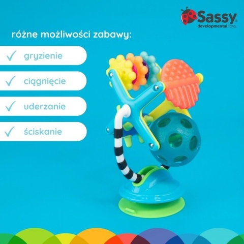 Sassy Zabawka sensoryczna Diabelski młyn 6m+