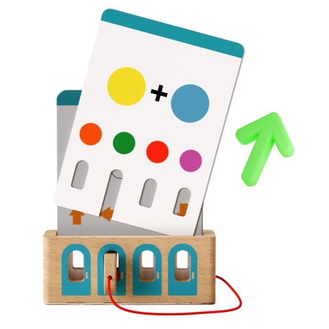 Topbright Logiczne Łamigłówki | Edukacyjna gra karciana z kluczem – Poziom ekspert 36m+