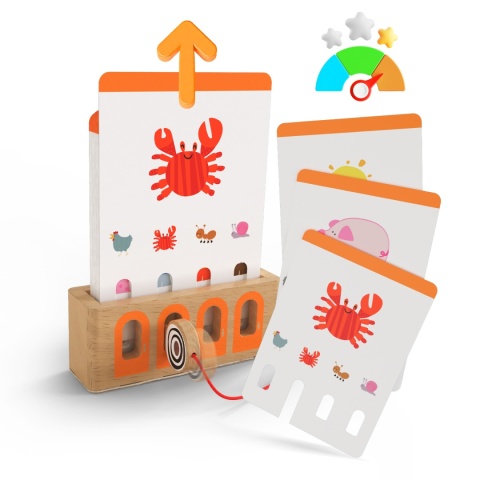 Topbright Logiczne Łamigłówki | Edukacyjna gra karciana z kluczem – Poziom podstawowy 36m+