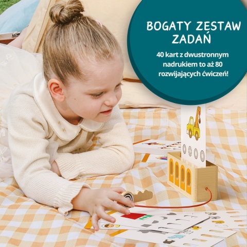 Topbright Logiczne Łamigłówki | Edukacyjna gra karciana z kluczem – Poziom podstawowy 36m+