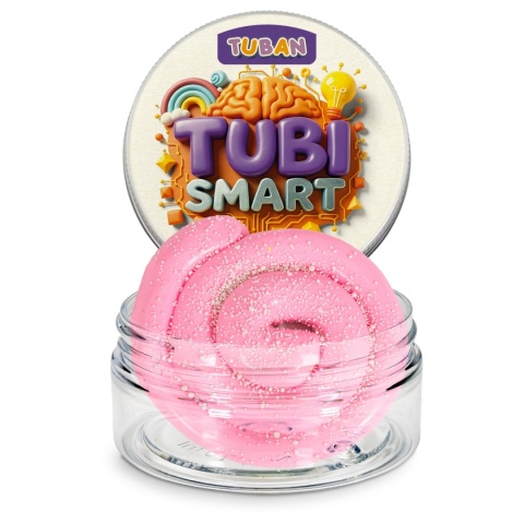 Tuban TUBI SMART magiczna plastelina | MILKY PINK 50 g