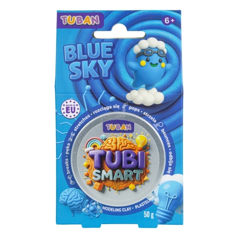 Tuban TUBI SMART magiczna plastelina | BLUE SKY 50 g