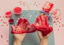 Tuban Zestaw do robienia slime DIY | truskawka