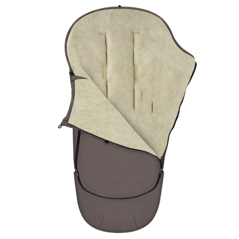 ZAFFIRO Śpiworek EverGrow wełna basic | Nordico taupe