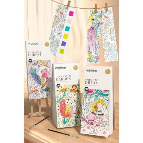 mideer Kolorowanka akwarelowa | Baśniowy sen