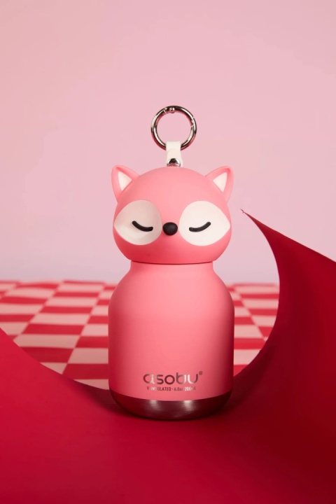 Asobu Butelka termiczna Mini Bestie | Różowy Lis 200 ml