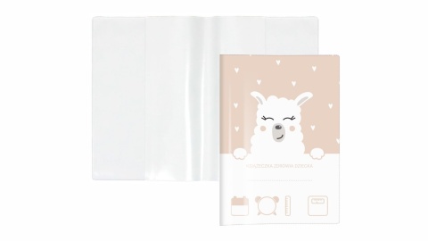 Okładka na książeczkę zdrowia dziecka | Alpaka