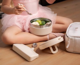 Citron Termos Obiadowy z Podziałką 400ml | Beige