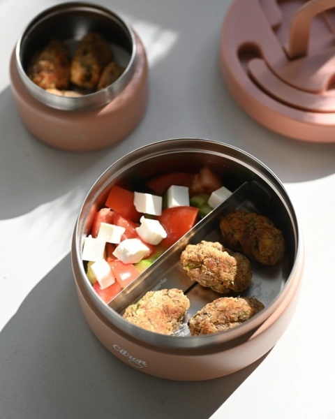 Citron Termos Obiadowy z Podziałką 400ml | Blush Pink