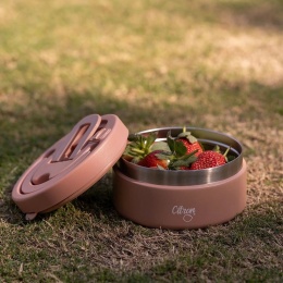 Citron Termos Obiadowy z Podziałką 400ml | Blush Pink