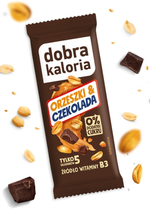 Dobra Kaloria Baton orzeszki & czekolada - 35g
