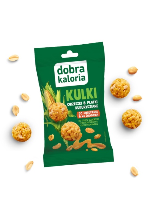 Dobra Kaloria Kulki orzeszki & płatki kukurydziane - 32g