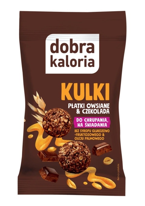 Dobra Kaloria Kulki płatki owsiane & belgijska czekolada - 40g