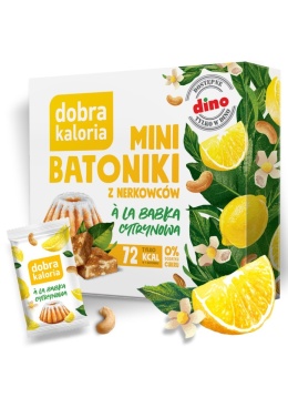 Dobra Kaloria Mini batoniki à la babka cytrynowa - 102g