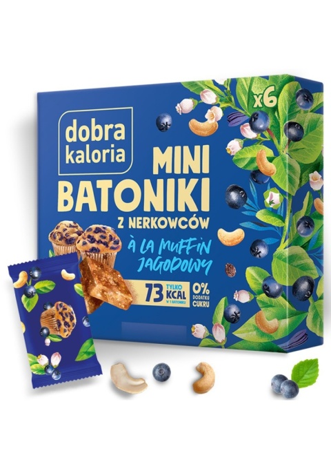 Dobra Kaloria Mini batoniki à la muffin jagodowy - 102g