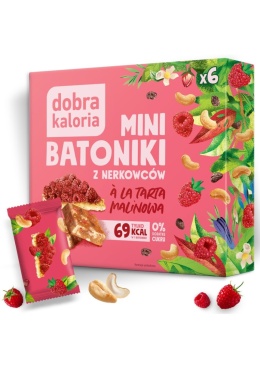 Dobra Kaloria Mini batoniki à la tarta malinowa - 102g