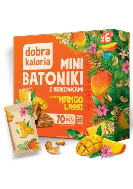 Dobra Kaloria Mini batoniki o smaku Mango Lassi - 102g