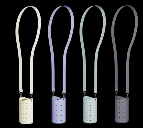 Asobu Etui na butelkę z paskiem Bestie Sling | fioletowe