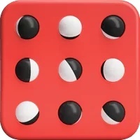 Fat Brain Toys PlayTab Sensoryczny Kwadrat | Biało-Czarne Kuleczki