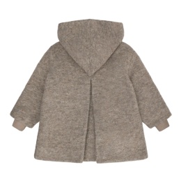 Huttelihut wełniany płaszczyk z kapturem dla dziewczynki