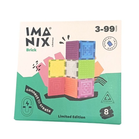 Imanix IMABRICK magnetic building blocks – 8-piece creative set