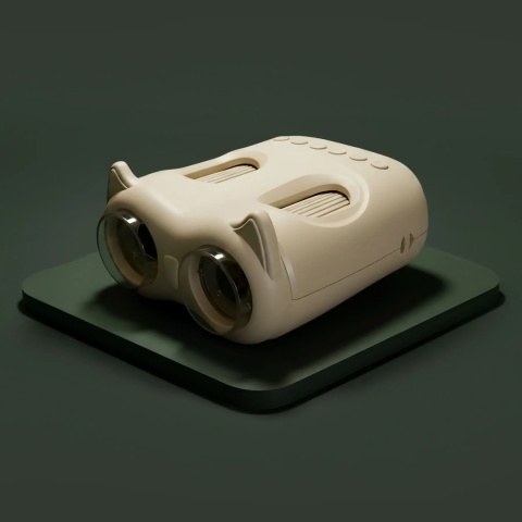 KidLupe Mikroskop z funkcją lornetki | Beige