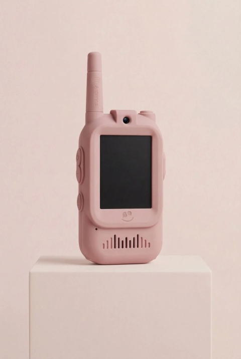KidTooki Video Walkie Talkie | Pink&Brown