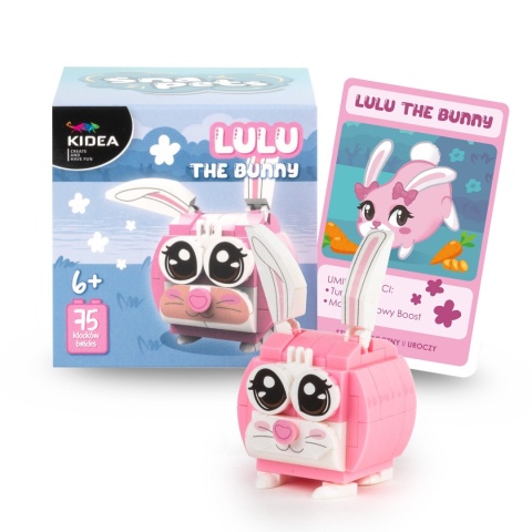 Kidea Klocki konstrukcyjne Snapets Królik Lulu – 75 elementów