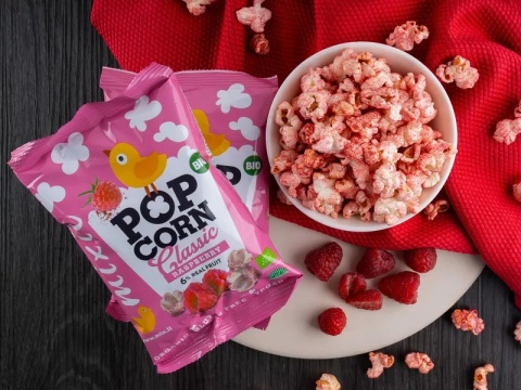 Mixit BIO popcorn do kieszeni | Malina (13 g)